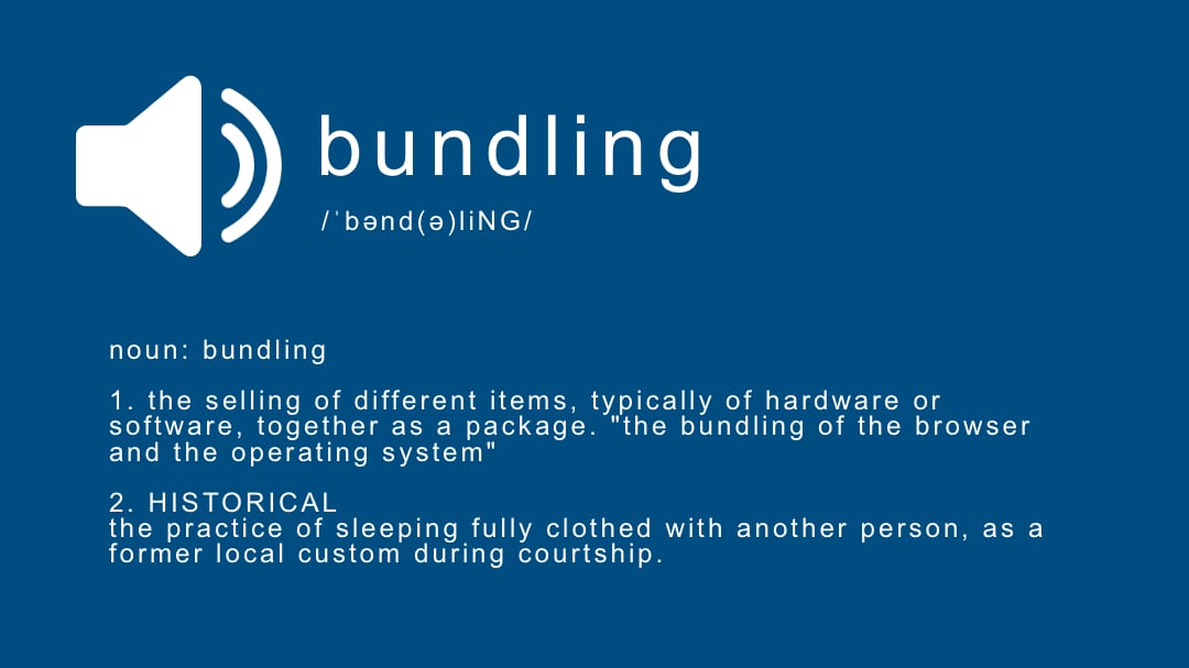 My Thoughts on Bundling